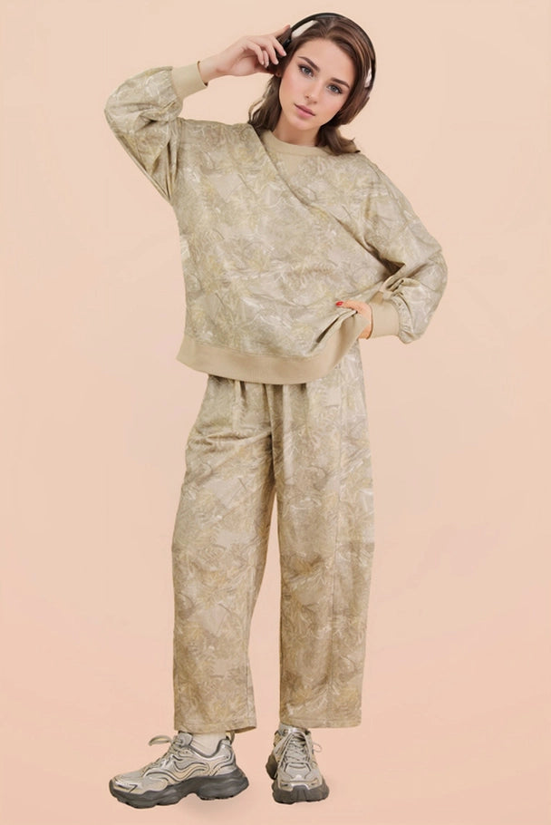 Tiffany Camo Barrel Pants