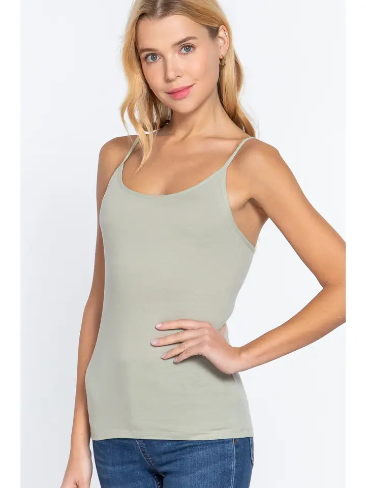 Juno Slim Cami w/ Shelf Bra