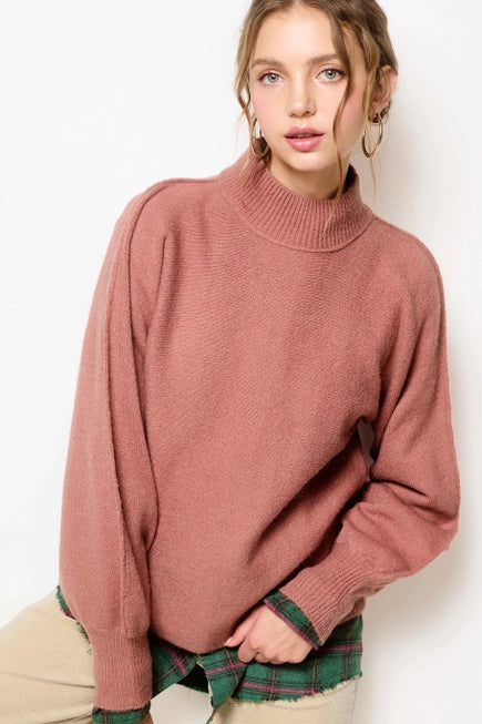 Maeve Loose Fit Balloon Sleeve Sweater