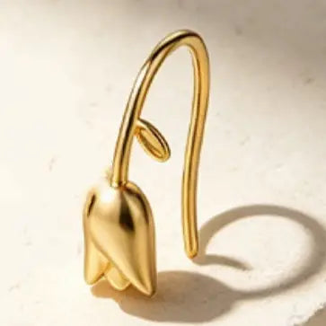 Chelsea Gold Tulip Earrings