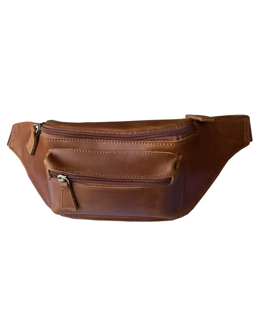 Naomi Crazy Horse Genuine Leather Fanny Pack