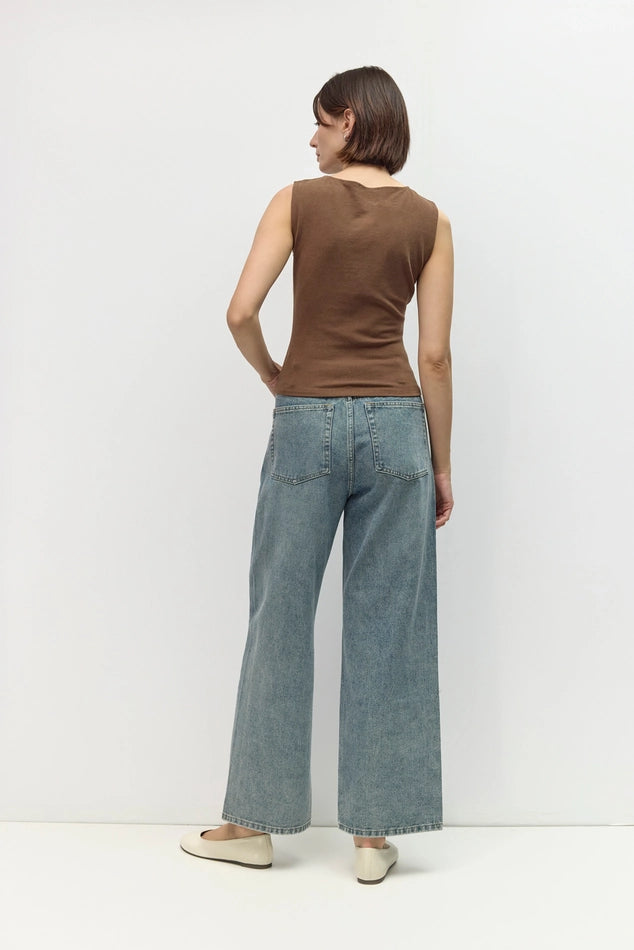 Celeste Button Front Tank