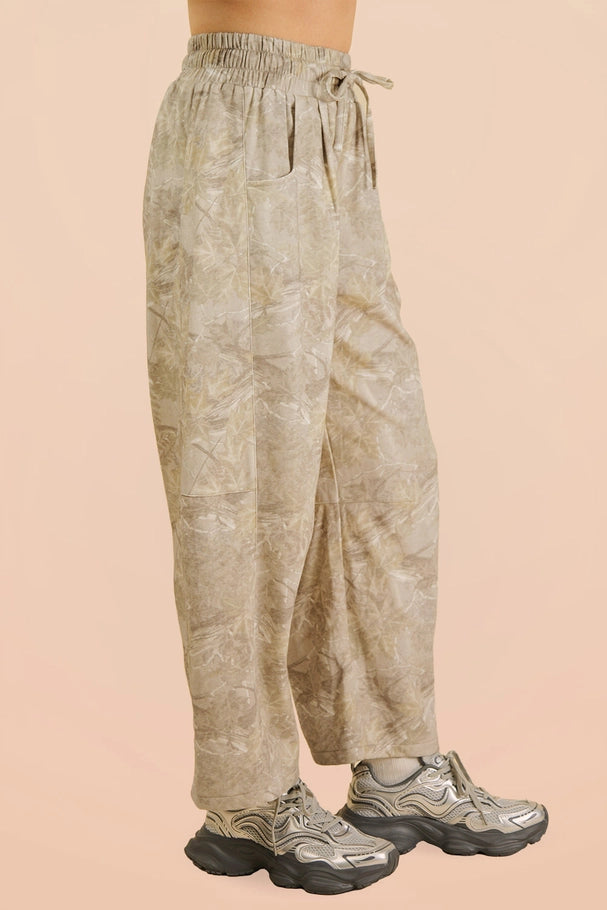 Tiffany Camo Barrel Pants