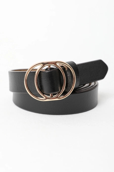 Melany Double Ring Buckle Cinch Belt