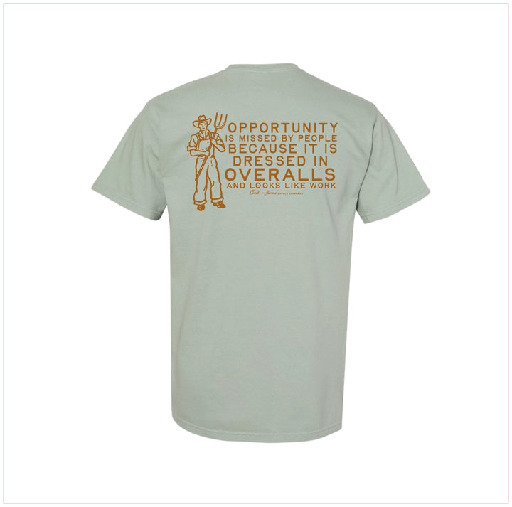 Opportunity and Overalls Tee