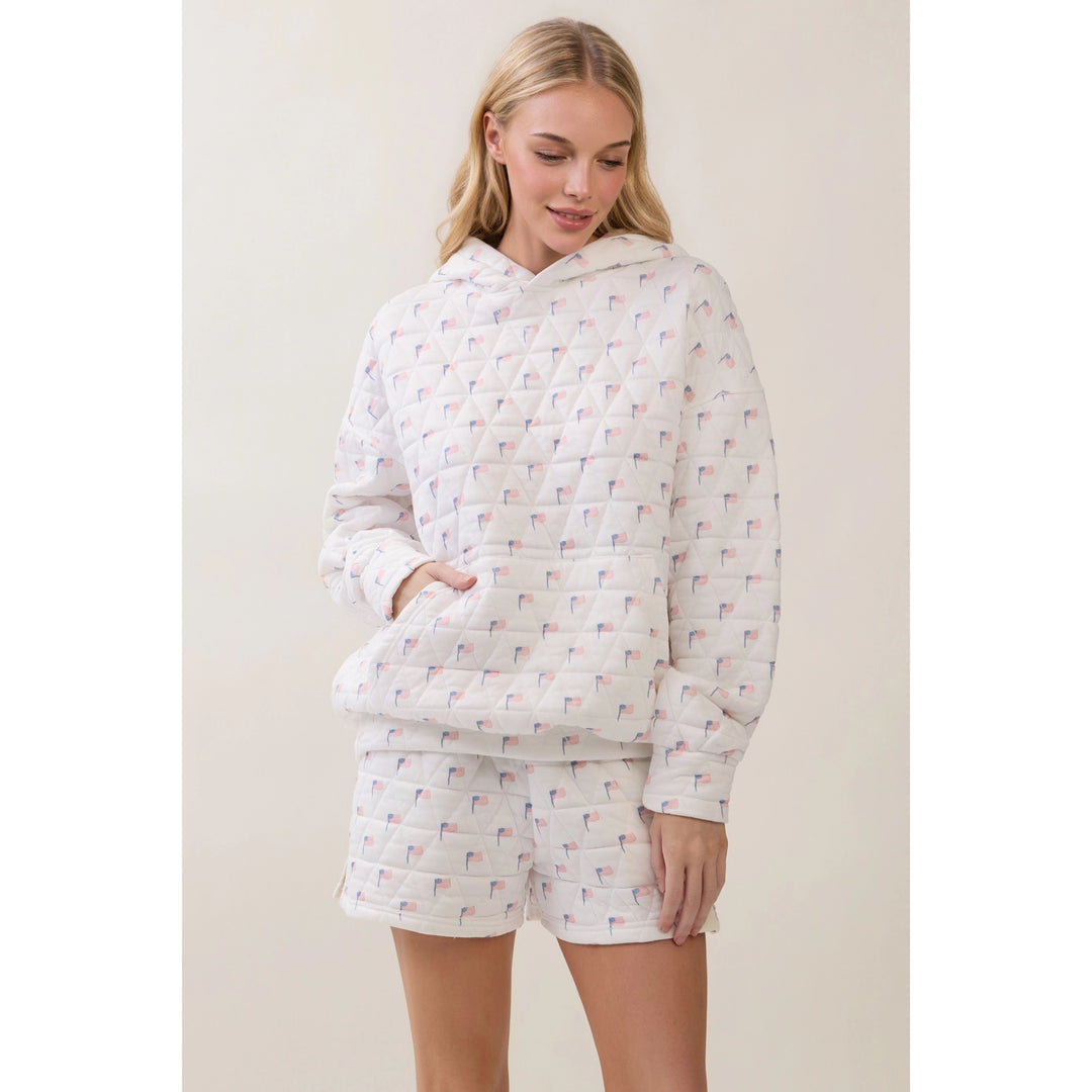 Sharron Quilted Hoodie