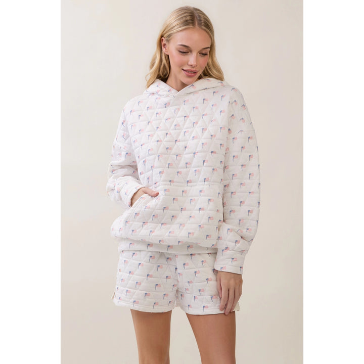 Sharron Quilted Hoodie