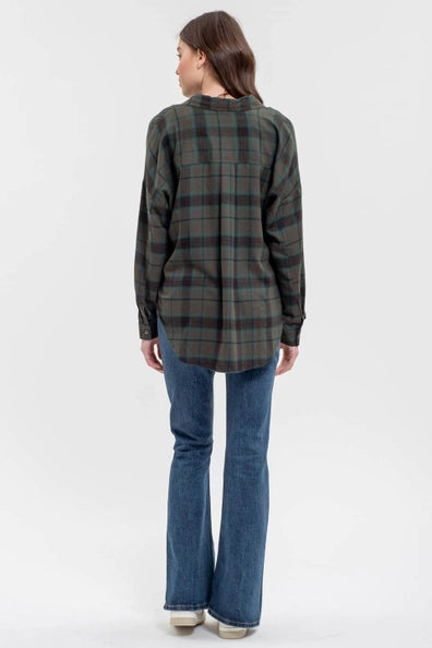 Vesper Evergreen Plaid Shirt