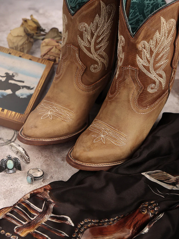 Jolene Embroidered Corral Boot