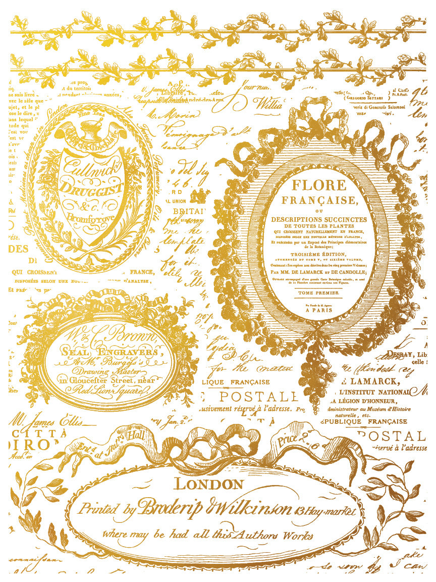 IOD Etiquettes Foil Transfer 12x16 Pad