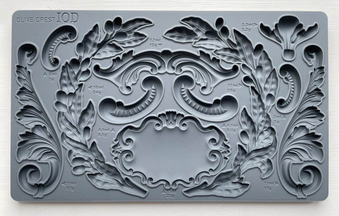 IOD Olive Crest 6X10 Mould