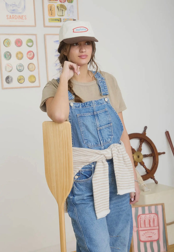 Alyssa Exposed Seam Cotton Tee