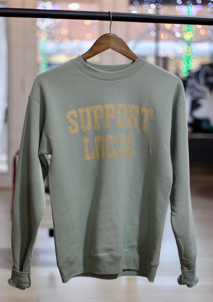 Support Local Logo Crewneck