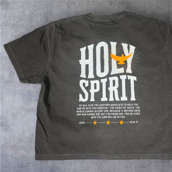 Jill Cropped Holy Spirit Tee