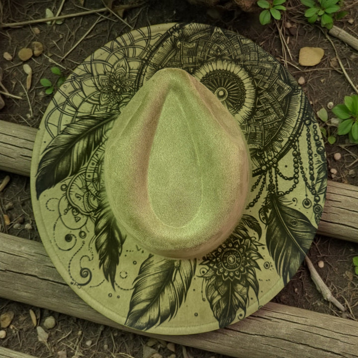 Sacred Circle Dreamcatcher Suede Hat