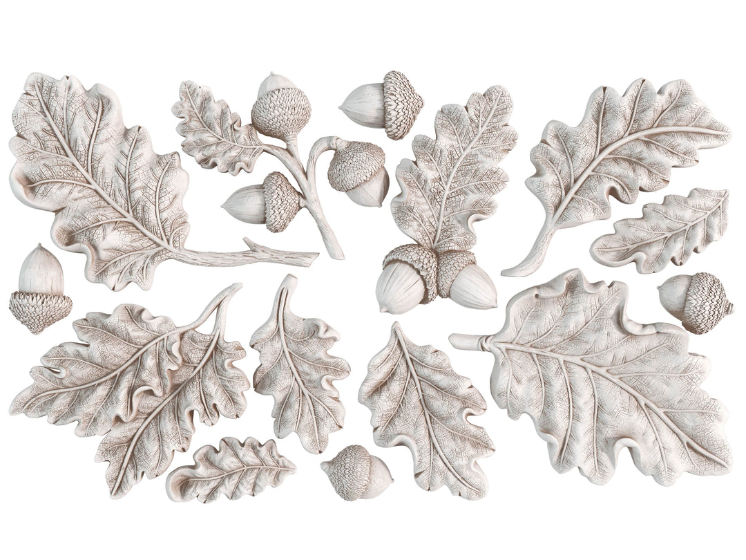 IOD Oak Leaves & Acorns 6X10 Mould