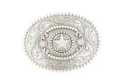 The Western Star Scrolled Nocona Belt Buckle