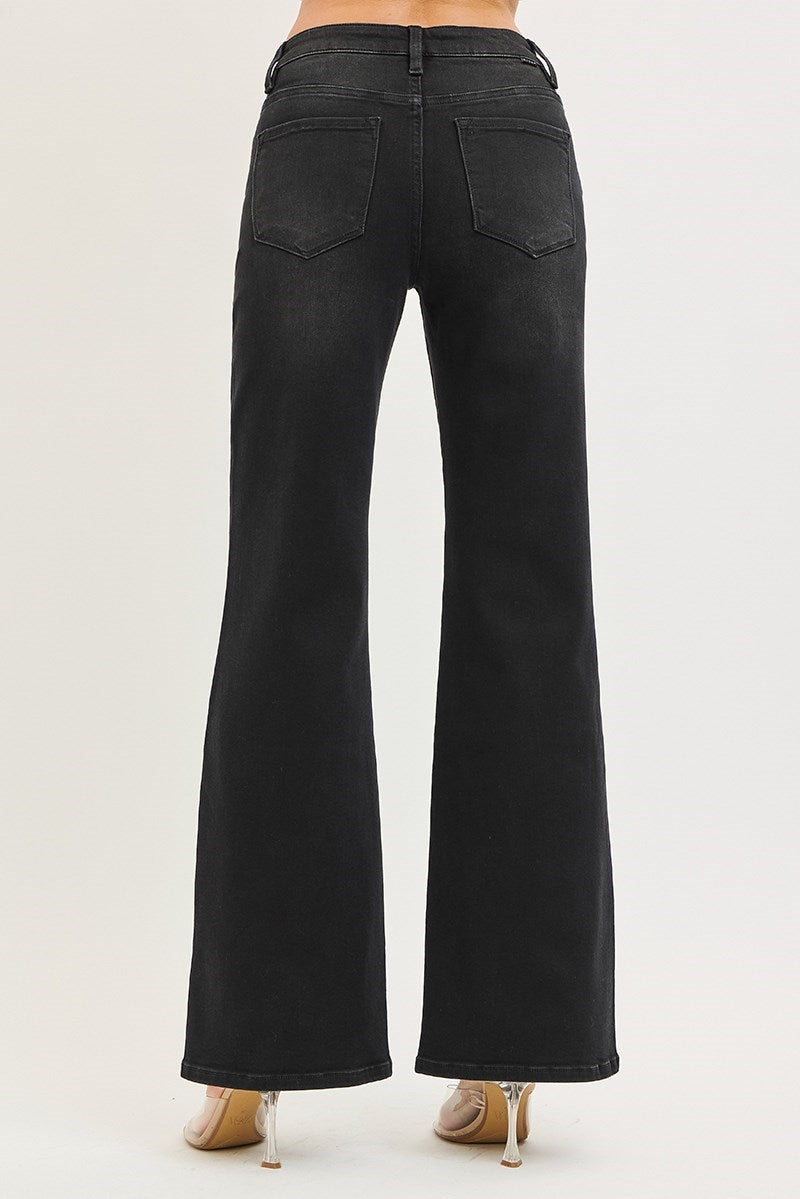Vanessa Black Wide Leg Jeans