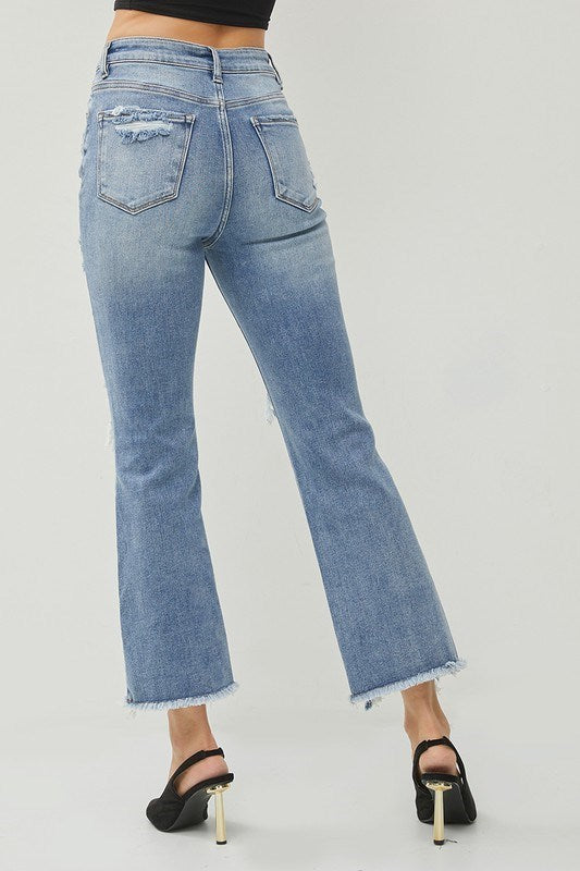 Shellie High Rise Ankle Flare Jeans