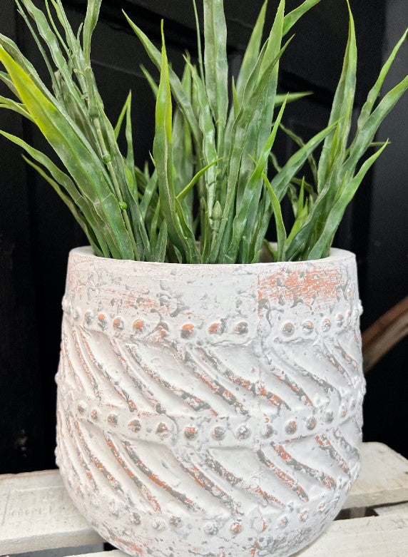Aged Swirl Vase