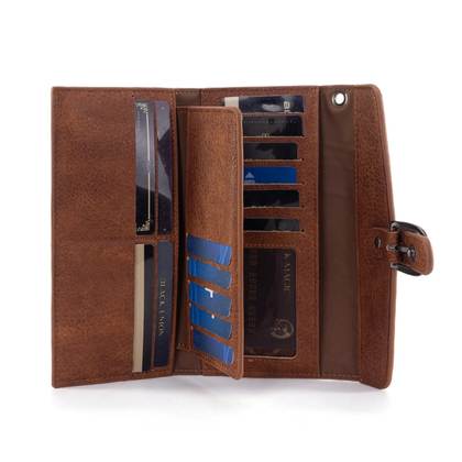 Patsy Cow Print Wristlet Wallet