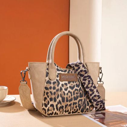 Misty Leopard Mini Satchel