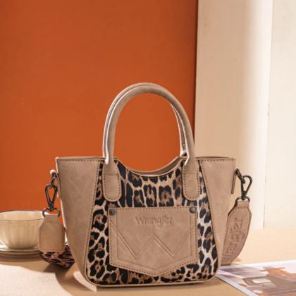 Misty Leopard Mini Satchel