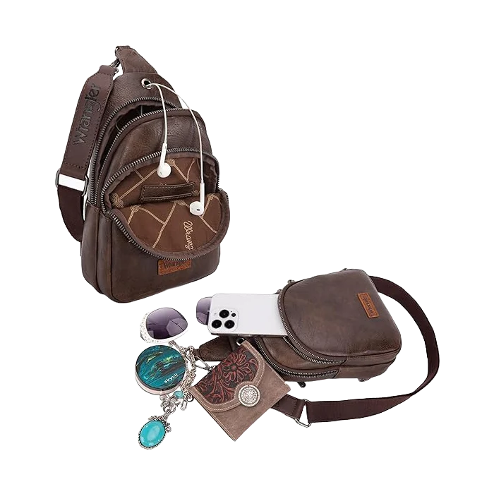 Nadine Coffee Sling Bag