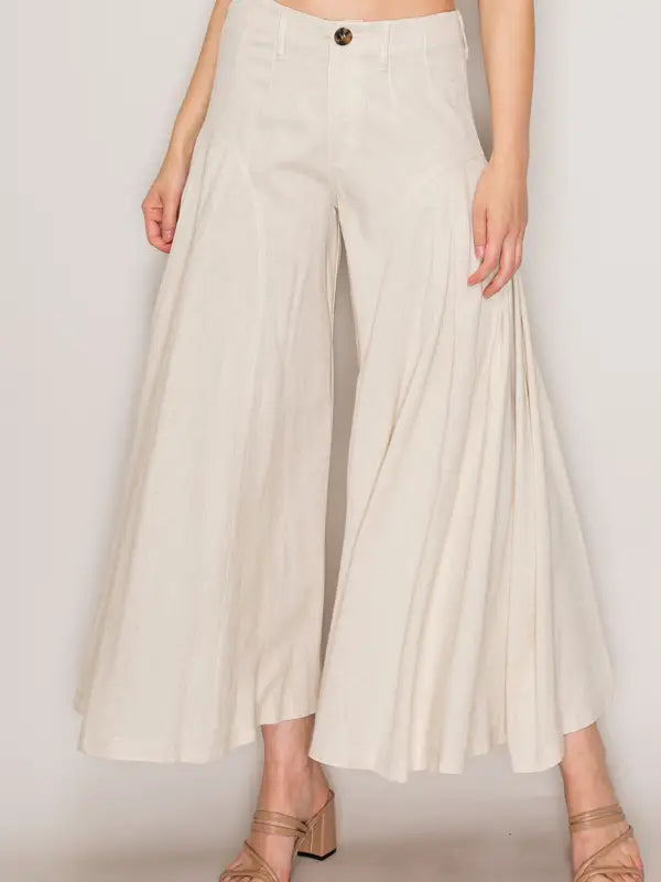 Taryn Pleated Wide Leg Pants