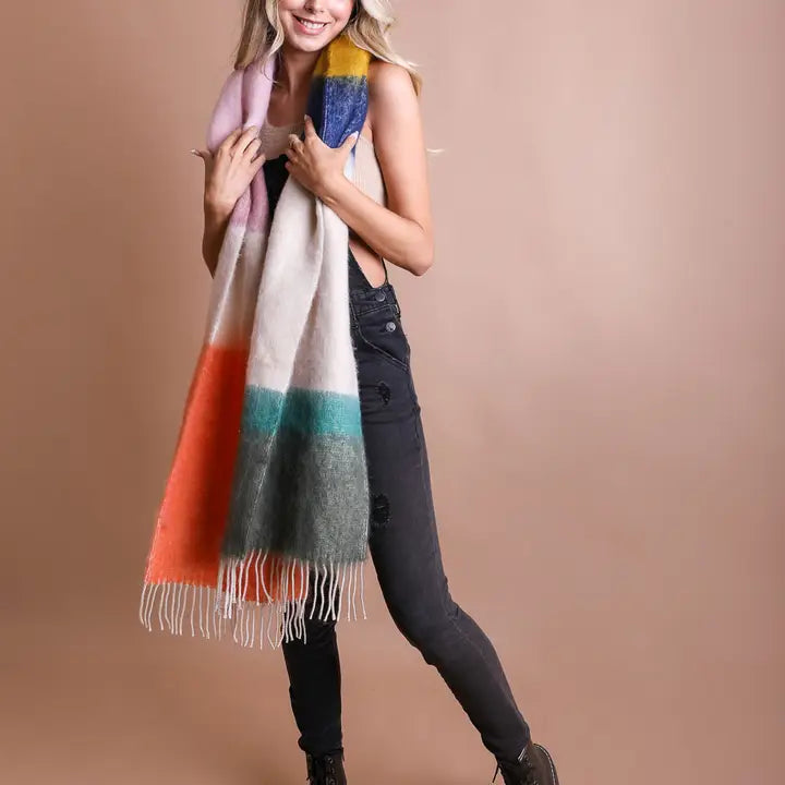 Thelma Color Block Scarf