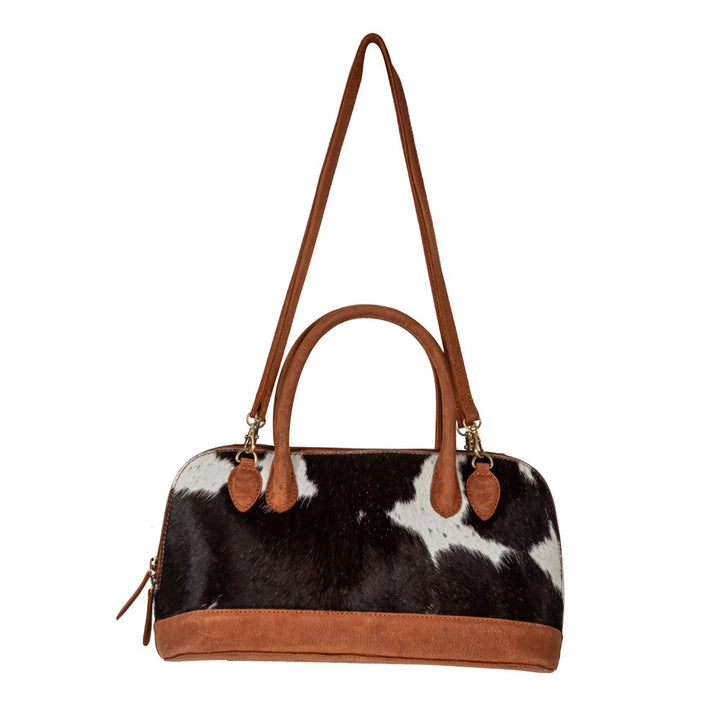 Julie Ann Cowhide Dome Satchel