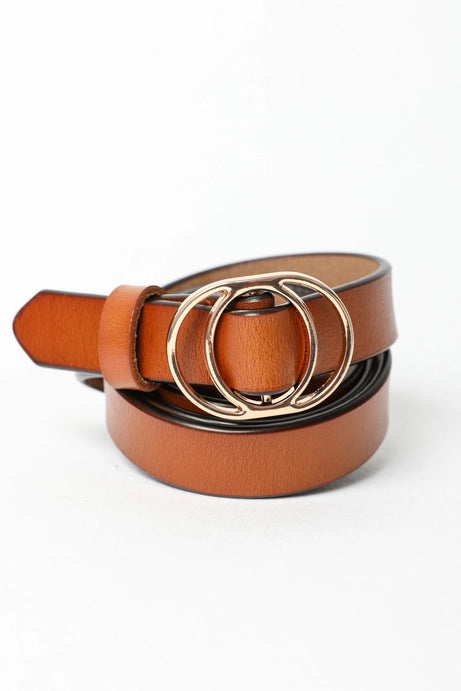 Melany Double Ring Buckle Cinch Belt