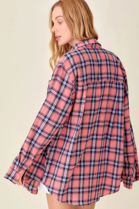 Beatrix Soft Relaxed Fit Plaid