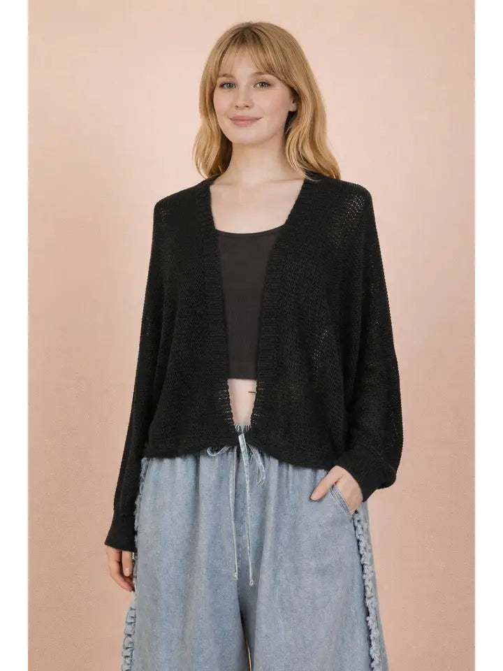 Topanga Open Knit Cardigan