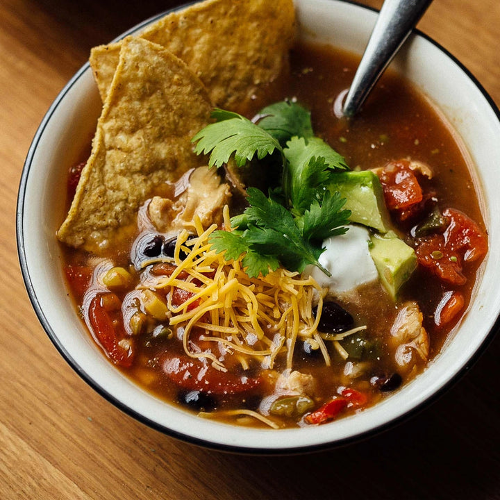 Spicy Tortilla Soup - Gluten Free