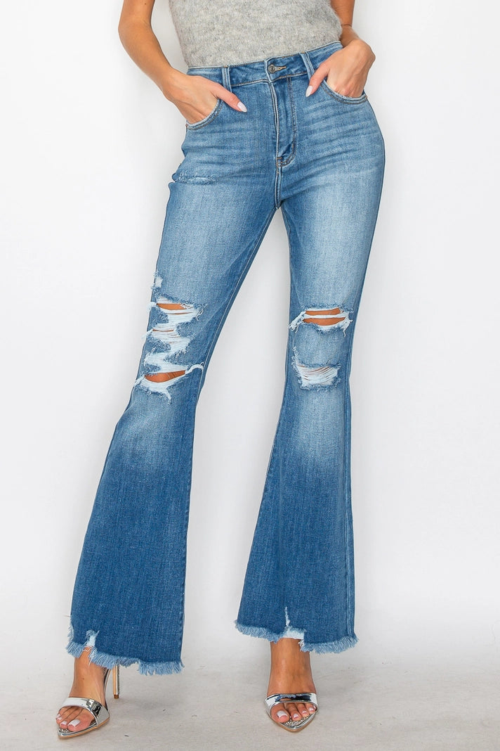 Faye High Rise Flare Jeans