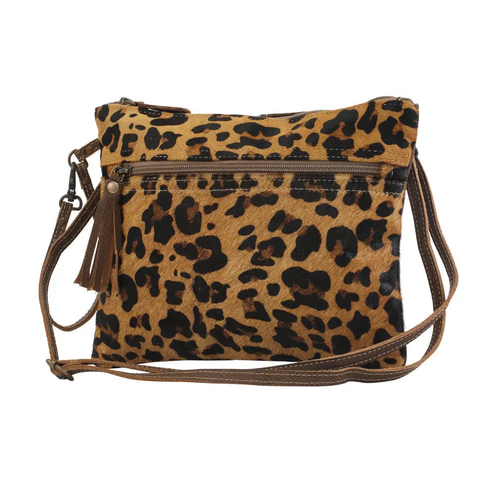 Tara Leopard Hair On Crossbody