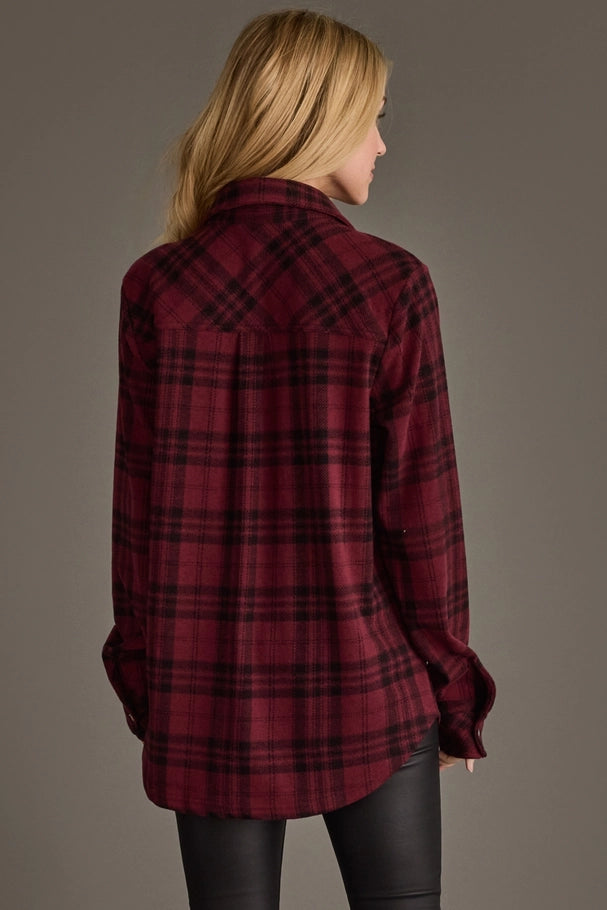 Darby Lightweight Plaid Button Up