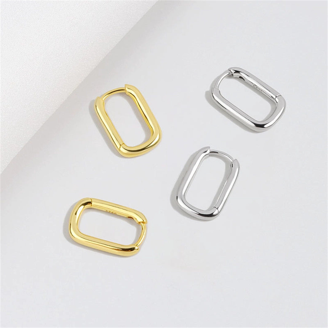 Rebel Minimalist Rectangular Earrings