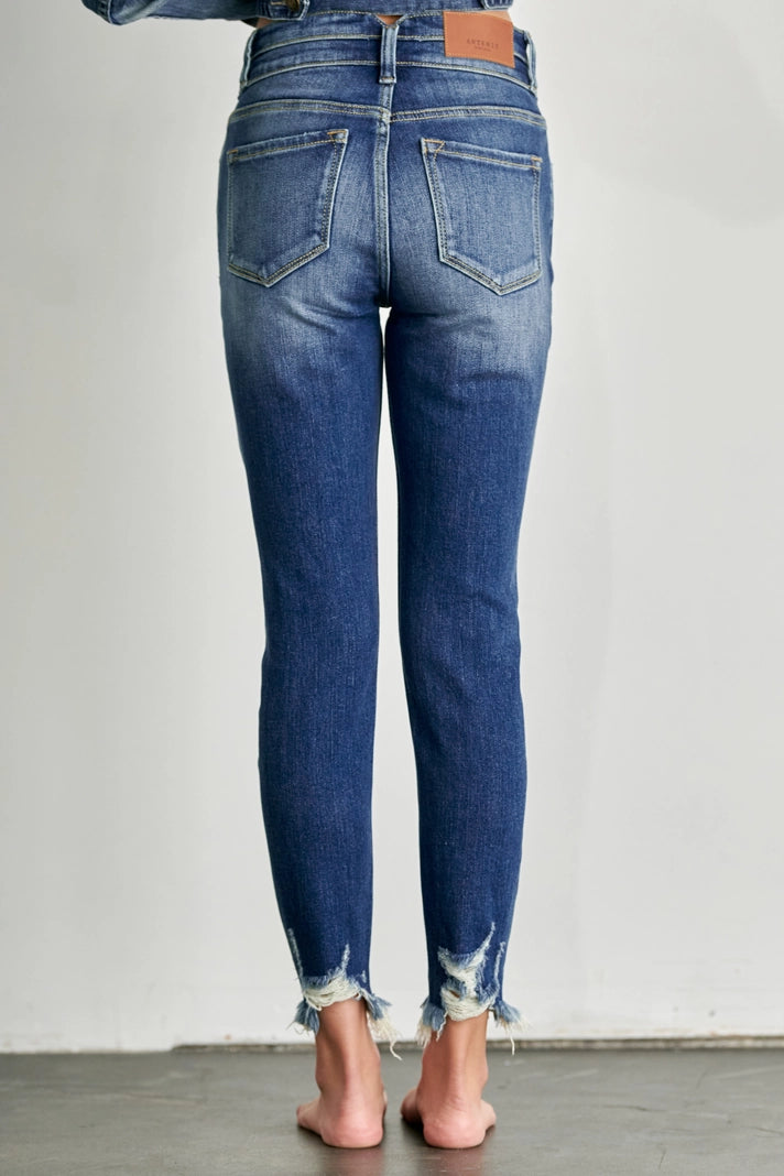 Aida High Rise Skinny Jeans - Extend Sizes
