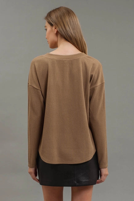 Sadie Knit Henley