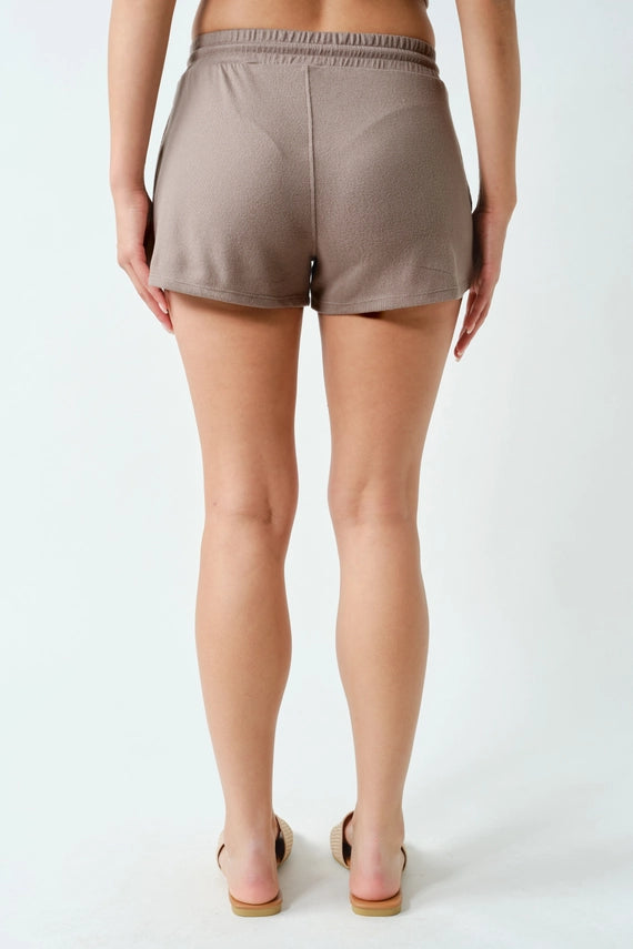 Jessica Brushed Hacci Lounge Shorts