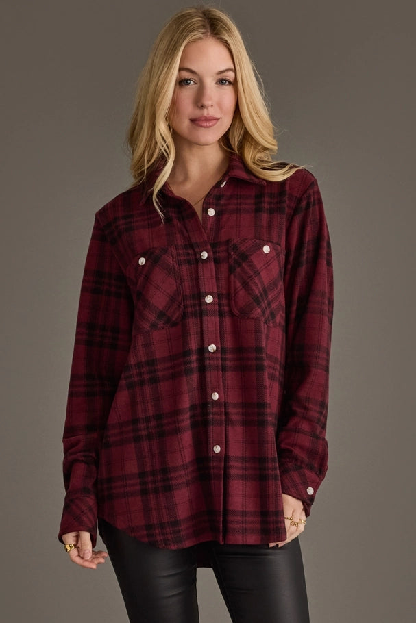 Darby Lightweight Plaid Button Up