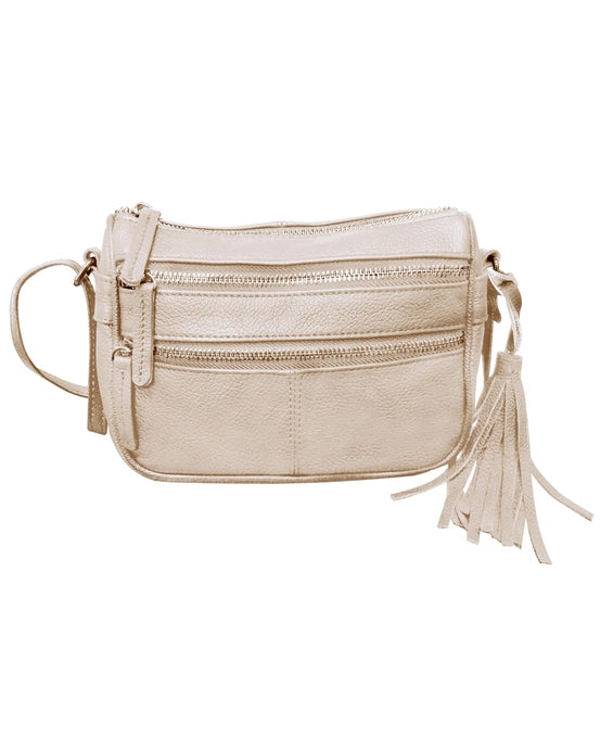 Catalina Cowhide Leather Crossbody Shoulder Bag