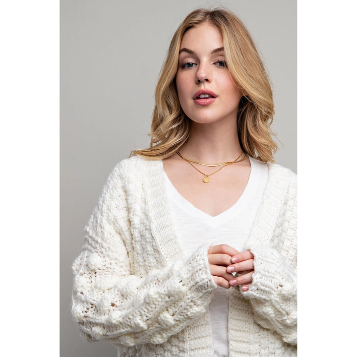 Winifred Chunky Knit Button Cardigan