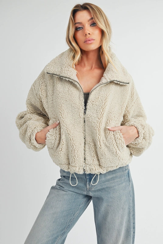 Nessa Teddy Zip Jacket