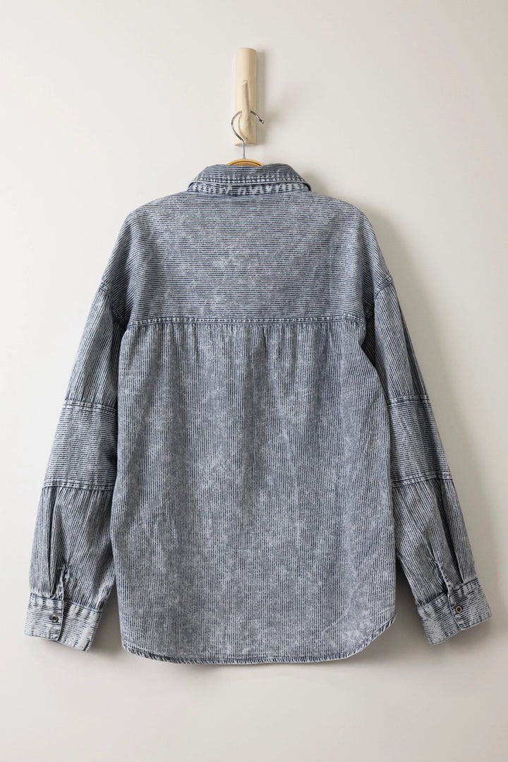 Brenna Mineral Wash Chambray Shirt