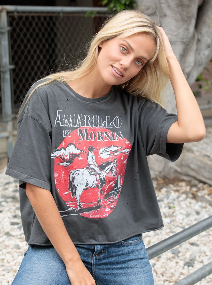 Sable Amarillo Cropped Tee