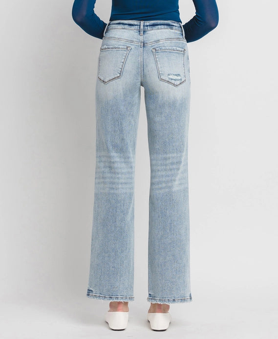 Jolina Slim Wide Leg Jeans