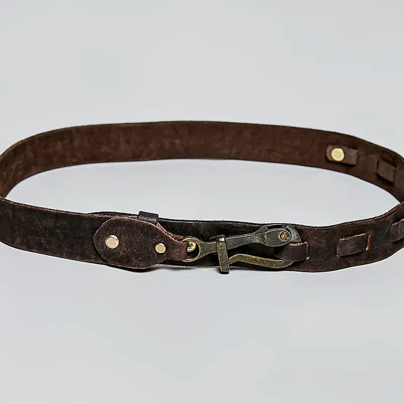 Tatum Genuine Leather Hook Belt